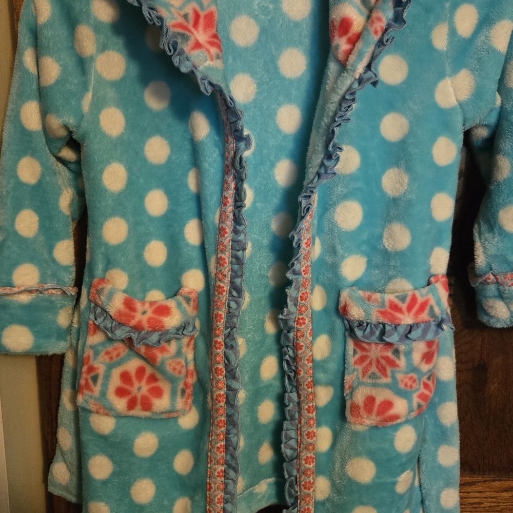 Matilda Jane Blue and Pink Polka Dot Jacket